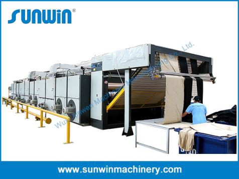 Ühekordse liigu avatud laius kududa Tensionless kuivati